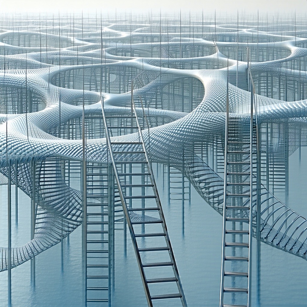 complex web of ladders