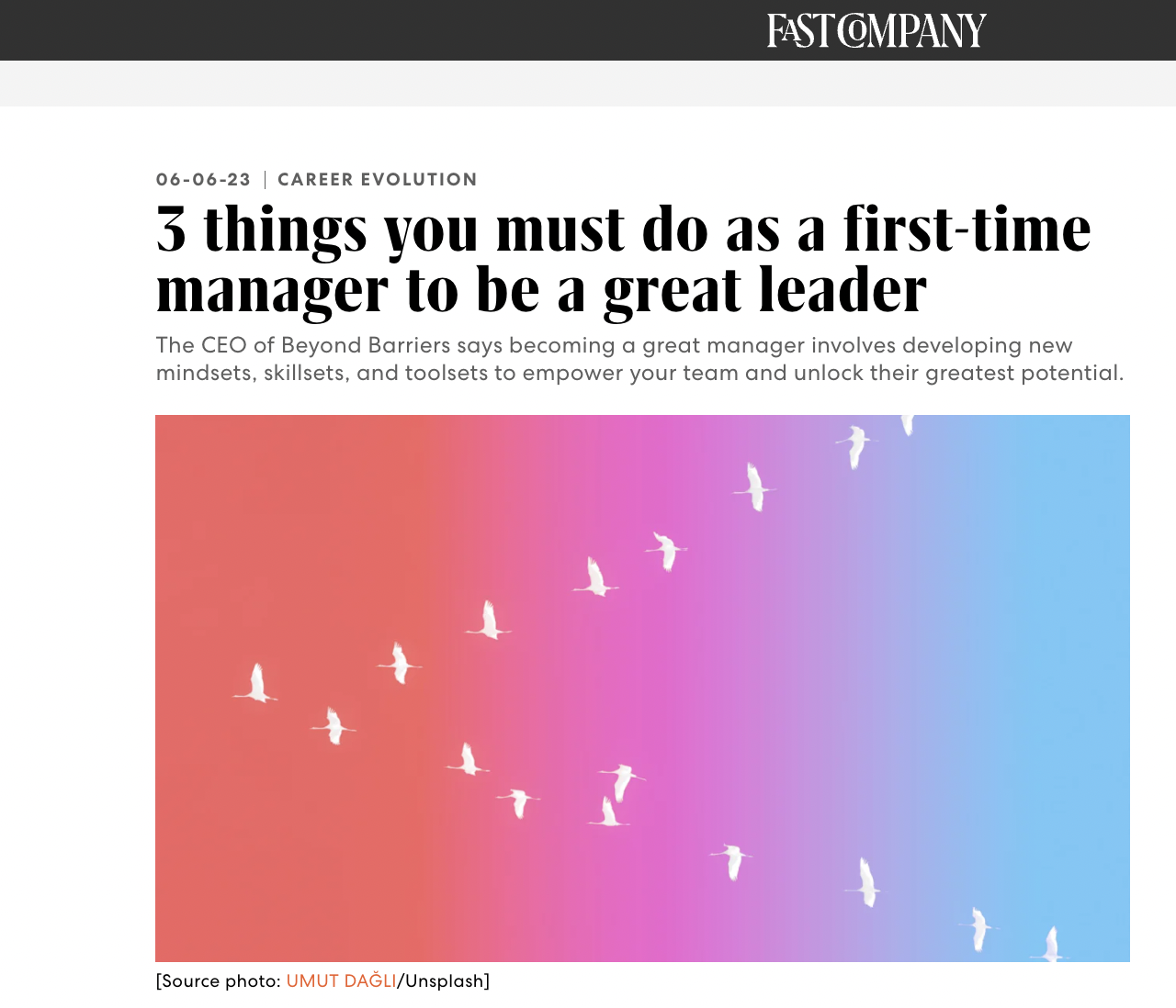 3 things you must do as a first-time manager to be a great leader